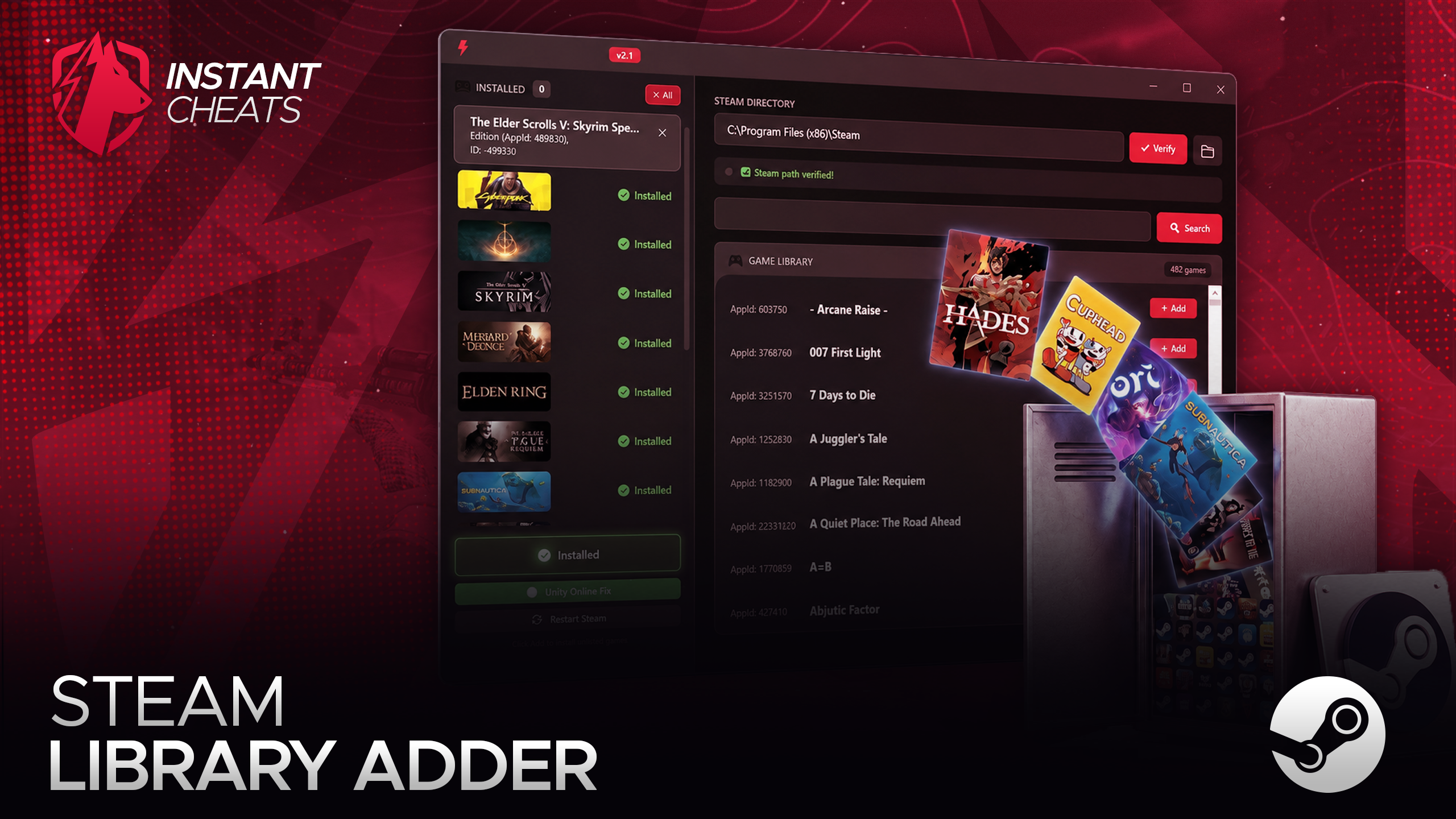 Steam Games Adder